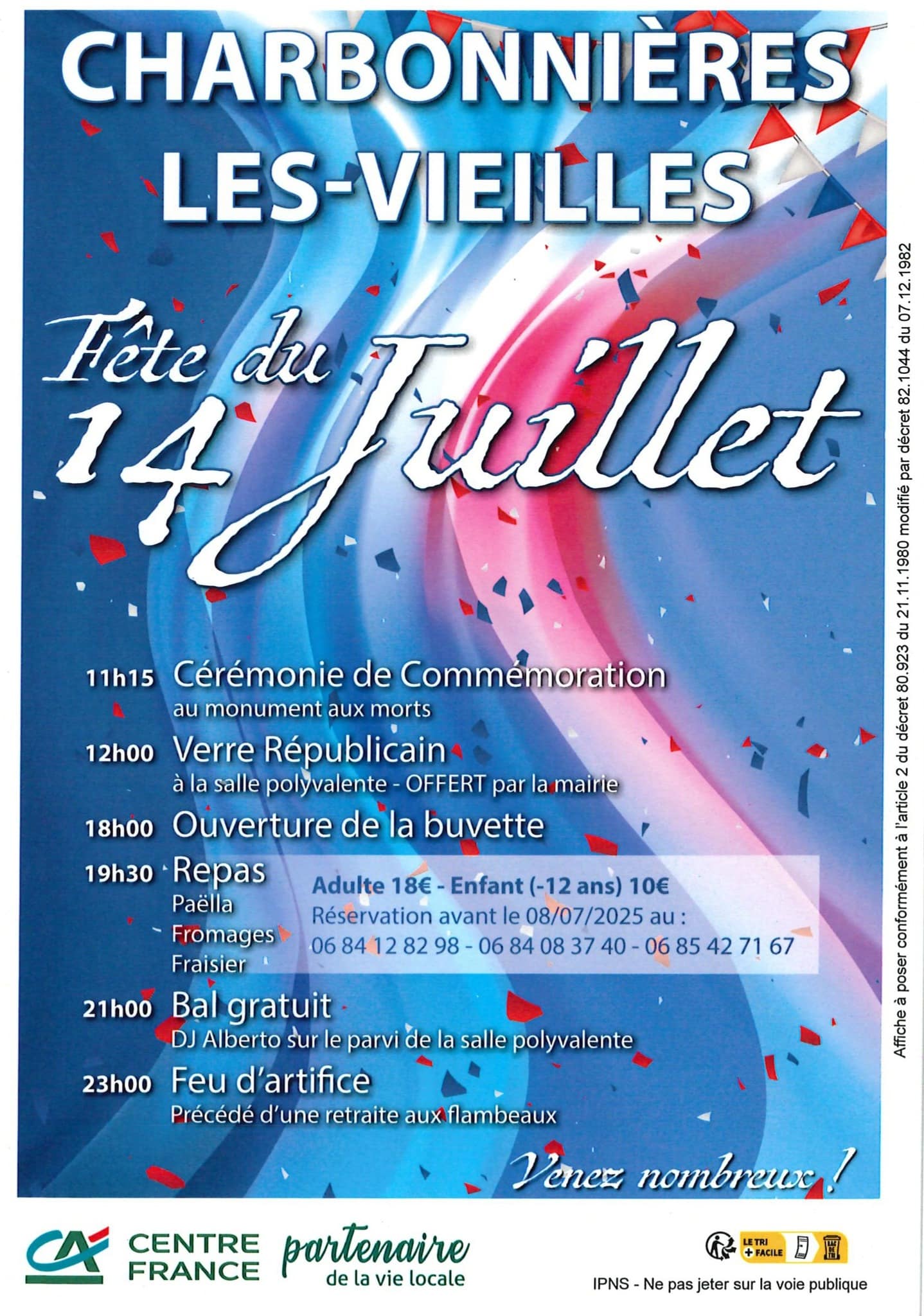 programme du 14 juillet 2025